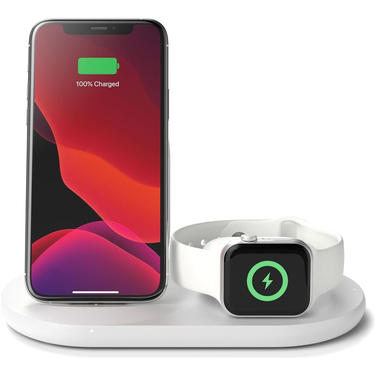 Buy Belkin,Belkin 3 in 1 Wireless Charger Stand Including Plug - White - Gadcet UK | UK | London | Scotland | Wales| Ireland | Near Me | Cheap | Pay In 3 | Power Adapter & Charger Accessories